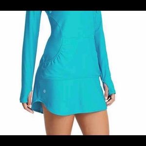 Athleta Wick-it Wader Cover-Up Teal Small